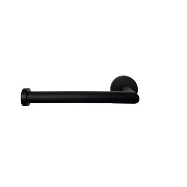 Orca Hardware Swirl Euro Toilet Paper Holder, Matte Black
