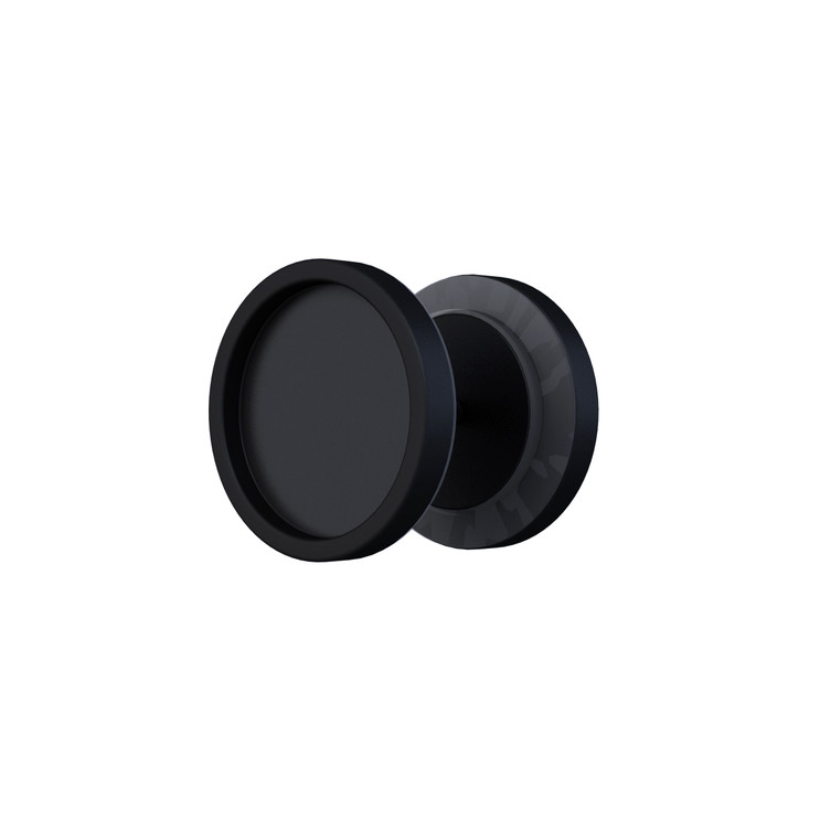 Orca Hardware Pair Of Round Pulls For Sliding Doors 1.89" Diameter, Matte Black