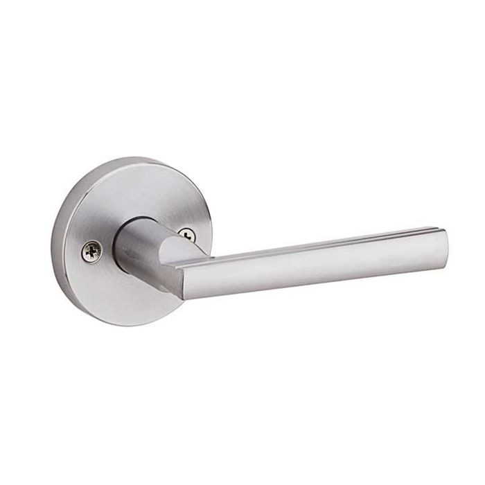 Kwikset Montreal Half Dummy Lever With Round Rose, Satin Chrome