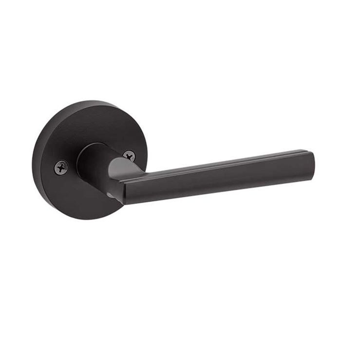 Kwikset Montreal Half Dummy Lever With Round Rose, Matte Black
