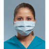 Mask with Earloops, Fluid Resistant and Pleated - 50 per Box