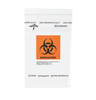 Zip-Lock Bag with Biohazard Symbol - 100 per Pack