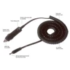 Coiled Cable for Laerdal and Devilbiss Suction