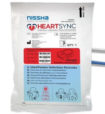 Pediatric Quik Combo Defib Pads by VerMed (NOT FOR USE ON AEDs)