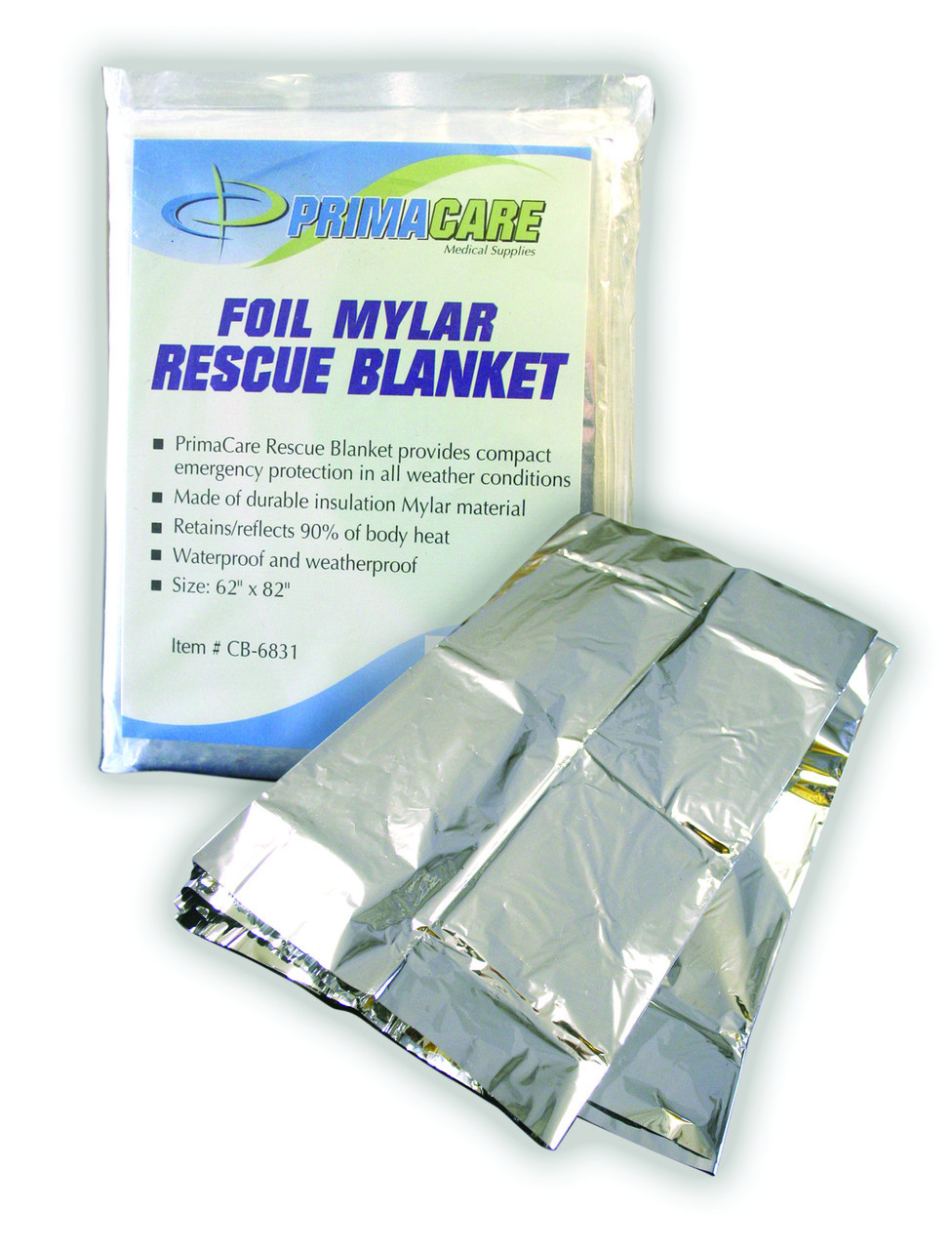 Foil (Mylar) Thermal Emergency Blanket - Medical Warehouse