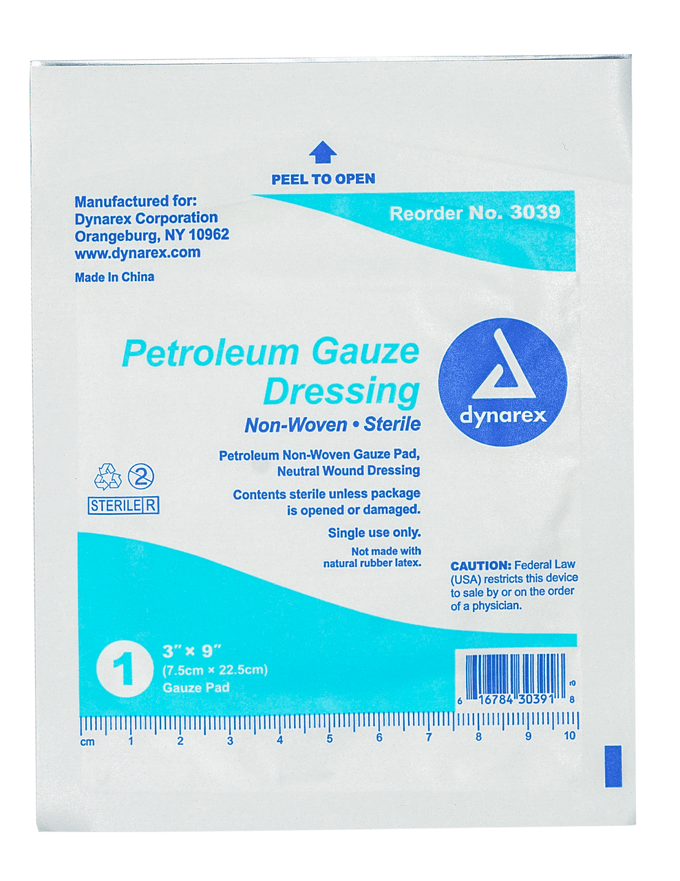 Petroleum Gauze 3'' x  9'' - Each