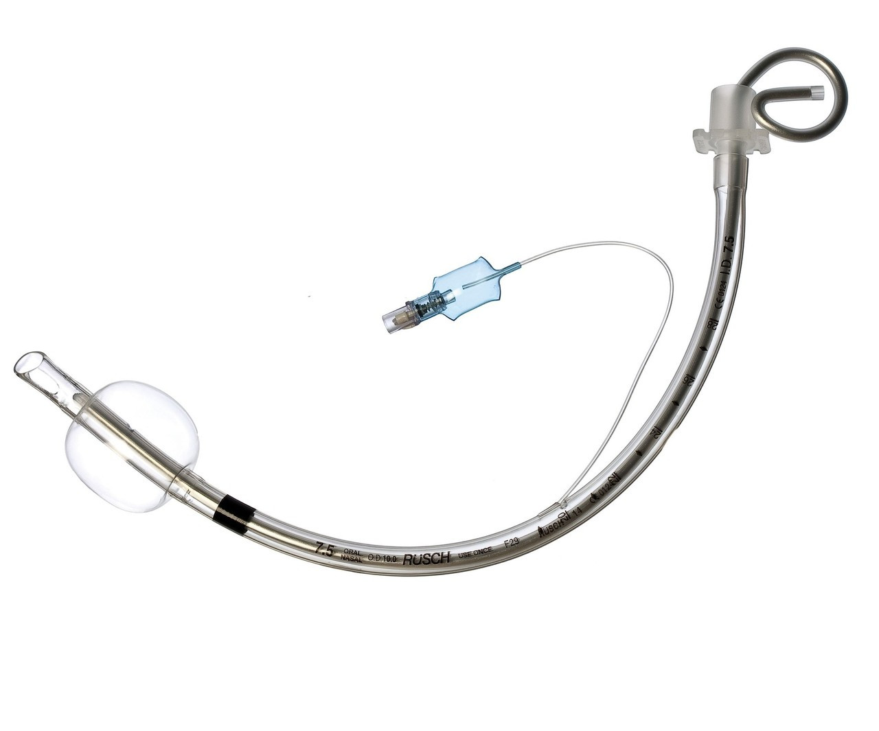 Cuffed Endotracheal Tube with FlexiSlip Stylet By Rusch Medical