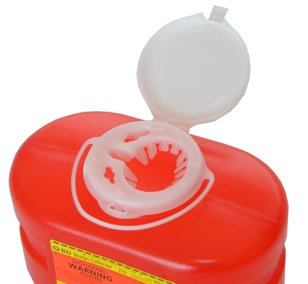 Three Gallon Sharps Disposal Container for M-Series or A-Series Carts, Rail  Clip Mount, MD-SHARPSRC - Harloff