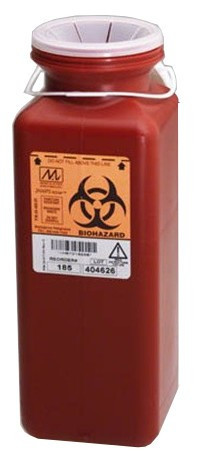 1.7 Quart Sharps Container #185 by Medegen - Medical Warehouse