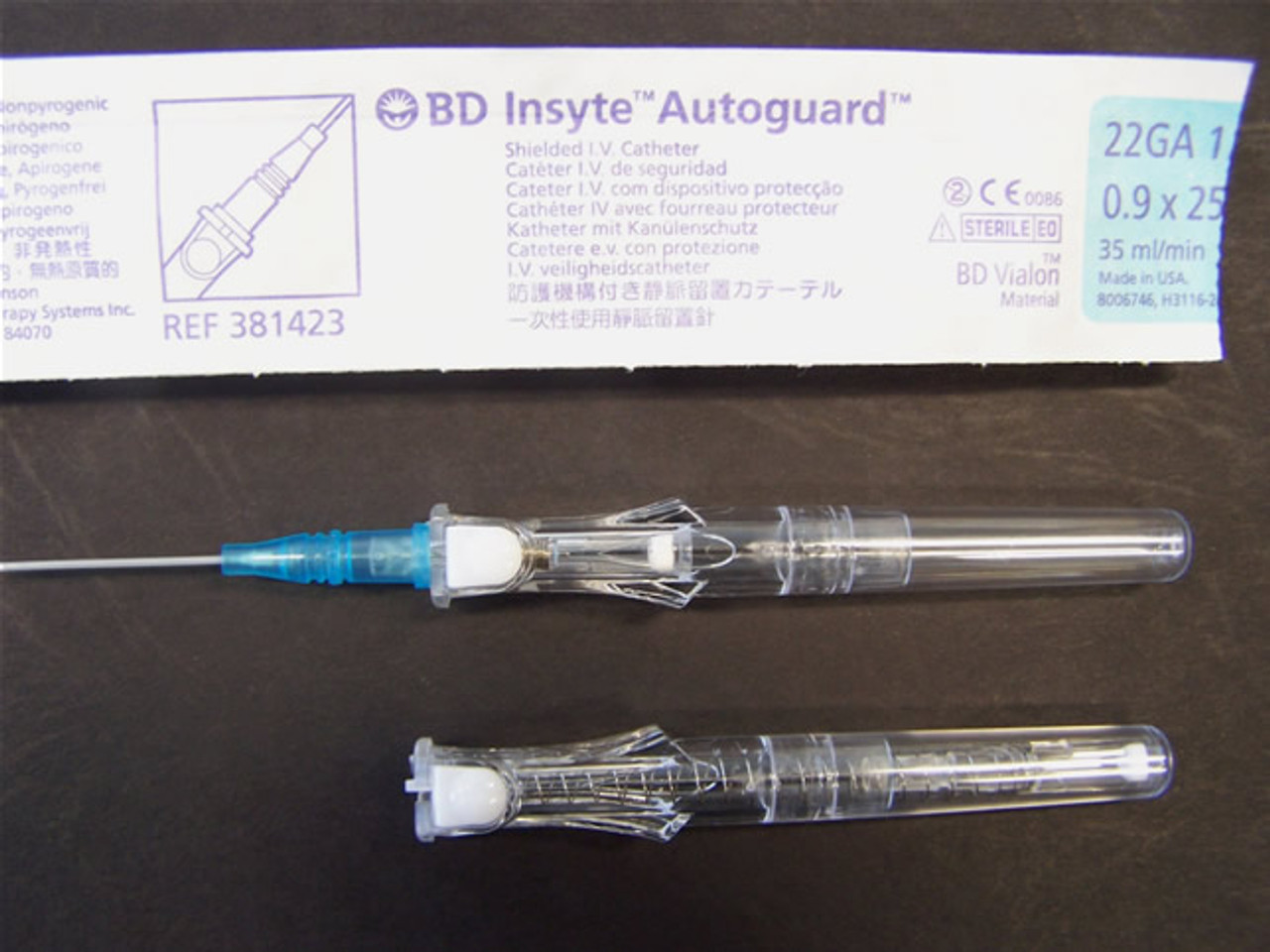 Insyte Autoguard I.V. Catheter - All Sizes