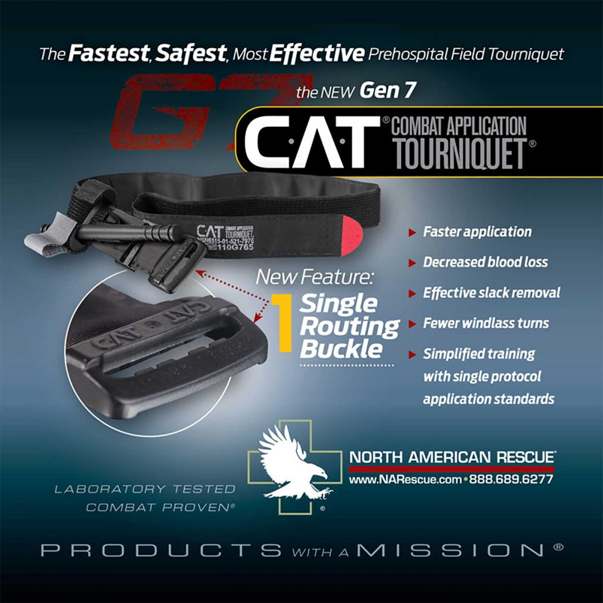 The Combat Application Tourniquet ® (C-A-T) GEN 7 - Medical Warehouse
