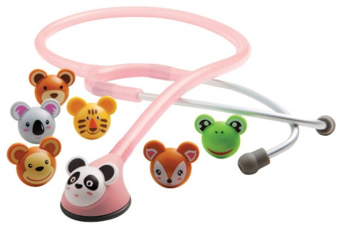 Adscope™ 618 Pediatric ADimal Stethoscope - Pink by ADC® - Medical