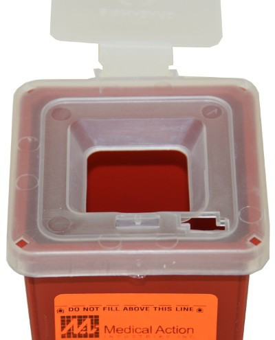 1 Quart Sharps Container #8702 by Medegen - Medical Warehouse