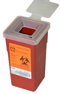 1 Quart Sharps Container #8702 by Medegen - Medical Warehouse