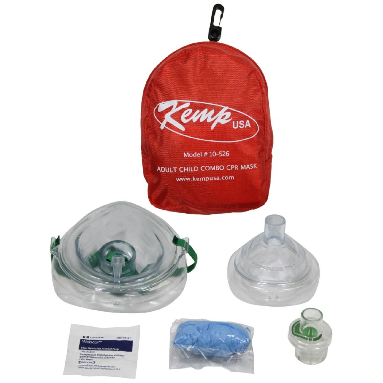 Adult and Infant CPR Mask in Soft Nylon Case