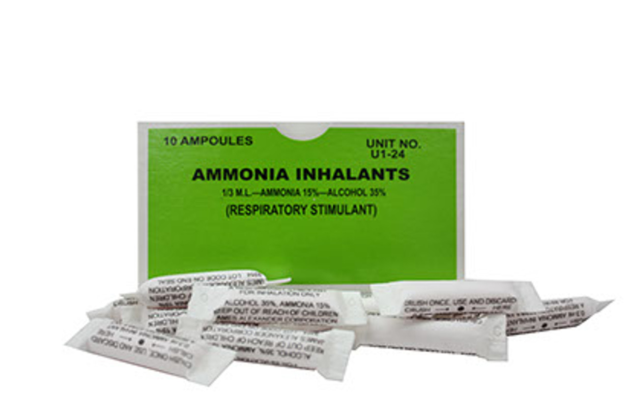 Ammonia Inhalants - 10 per Box