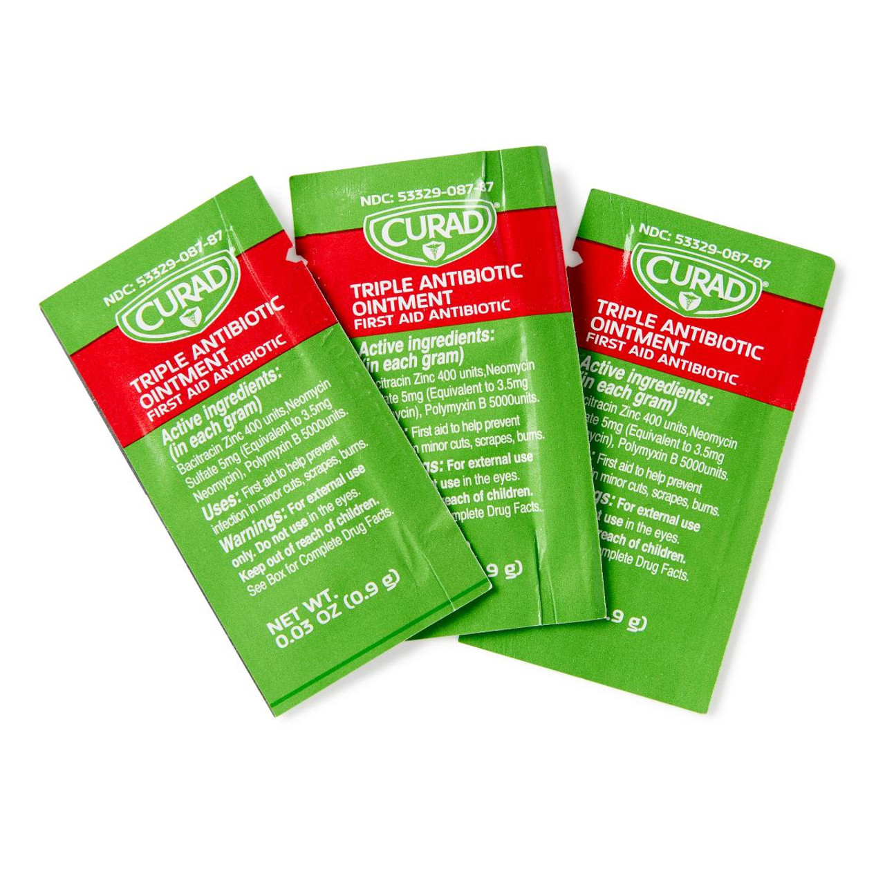 Triple Antibiotic Ointment, 0.9 g Packets 144/Box