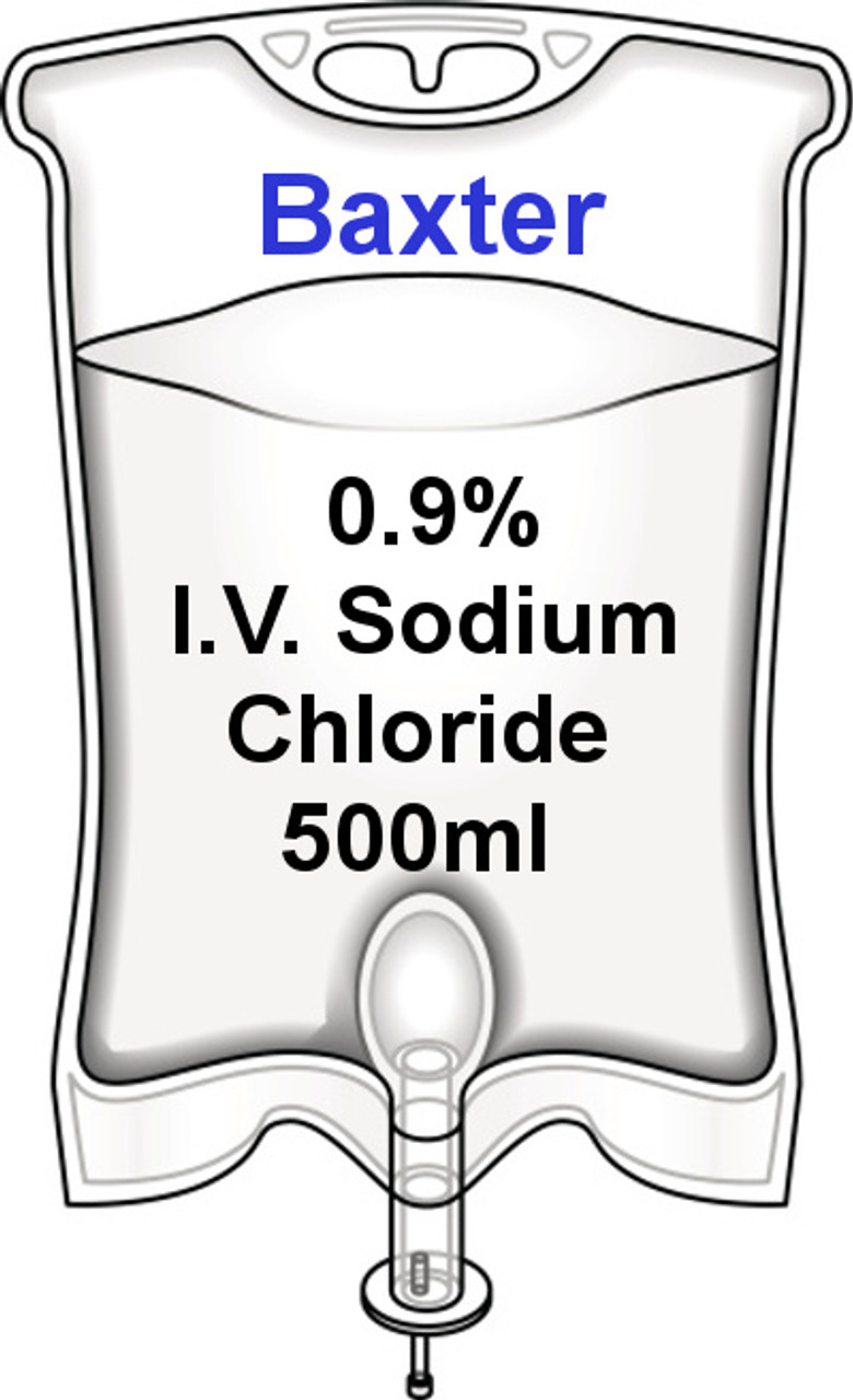 0.9% I.V. Sodium Chloride for Injection - 500ml