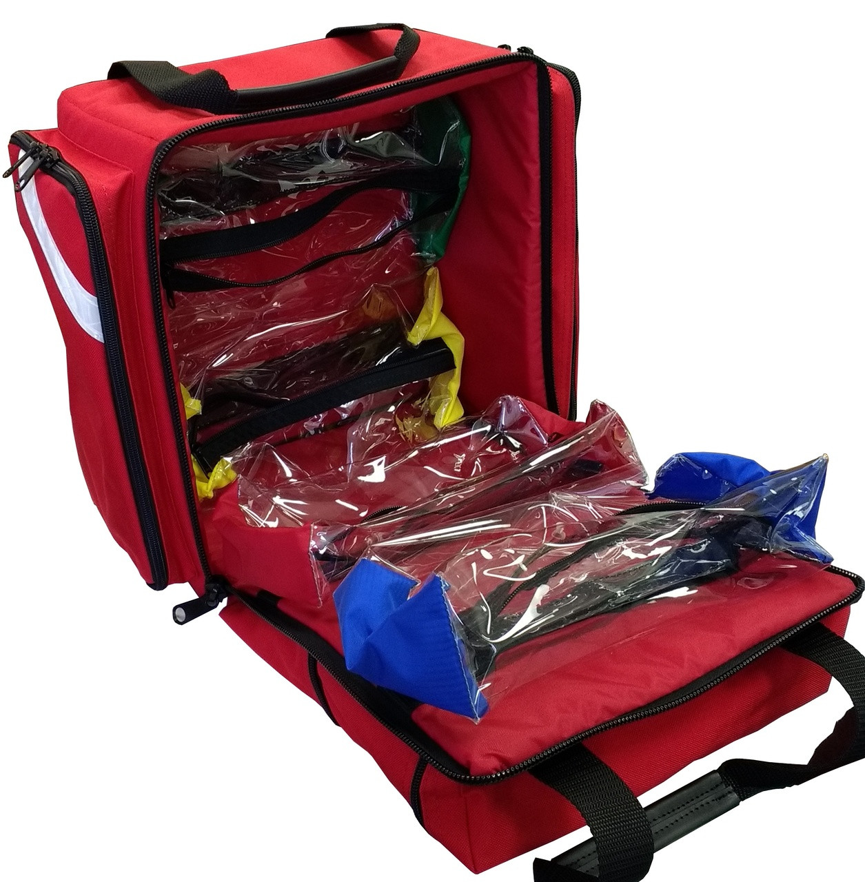 BLS TRAUMA BAG in Red or Royal Blue Made in USA Medical Warehouse