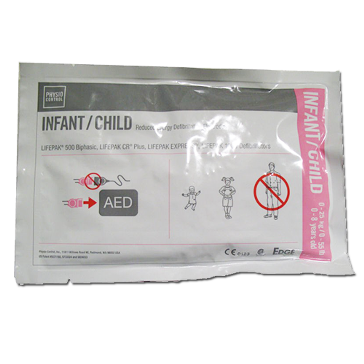 INFANT-CHILD Reduced-Energy AED Pads by Physio-Control