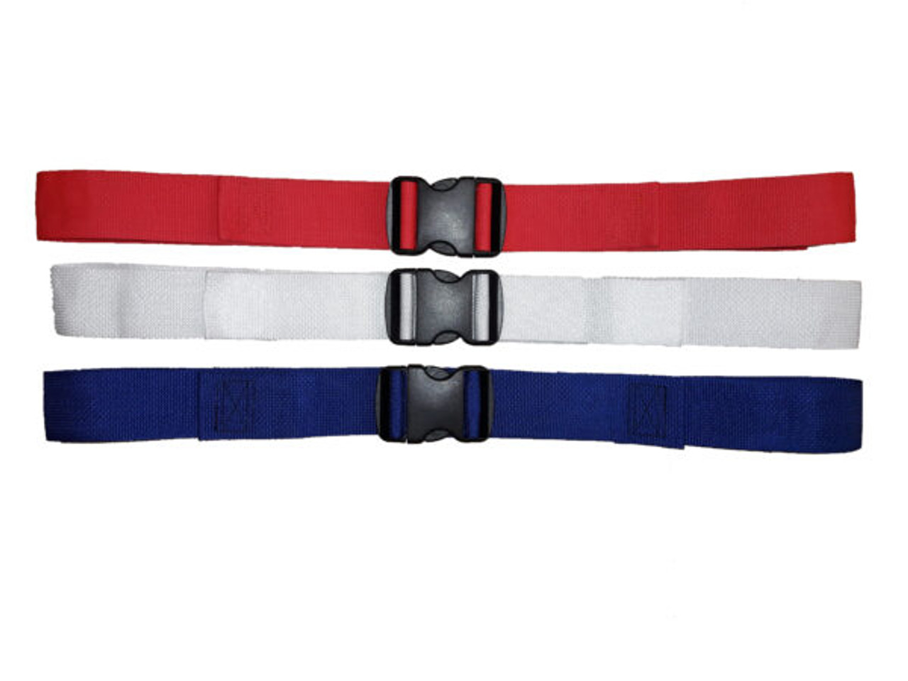 5'2pc Red, White & Blue Disposable Straps -  3/Set