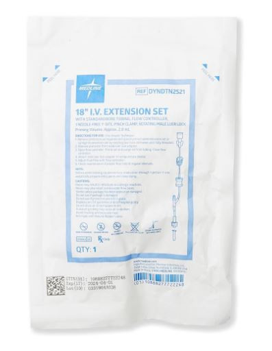 I.V. Gravity Flow Controller / Extension Set w/Luer Port