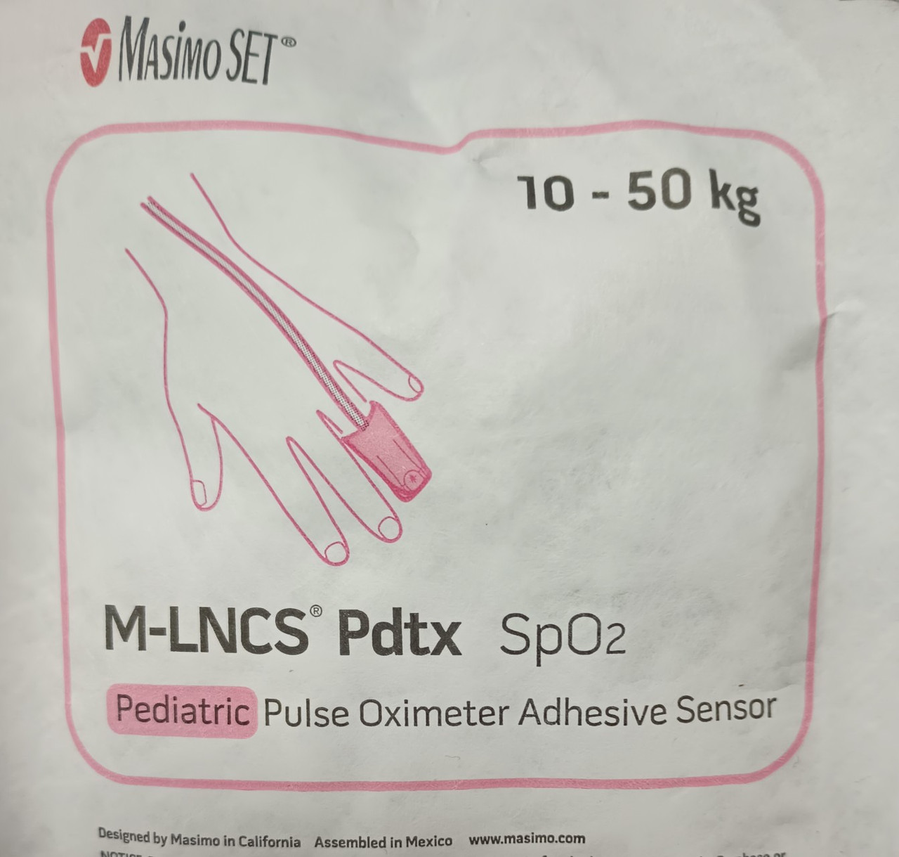 Masimo #2510 M-LNCS Disposable Ped Sensor 18 inch - Each