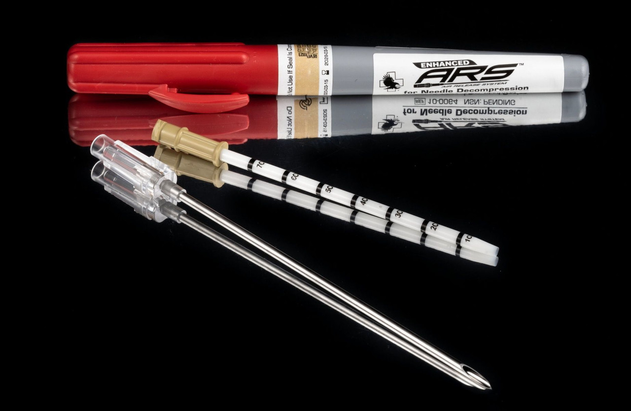 Enhanced ARS Needle for Chest Decompression 10ga x 3.25 inch