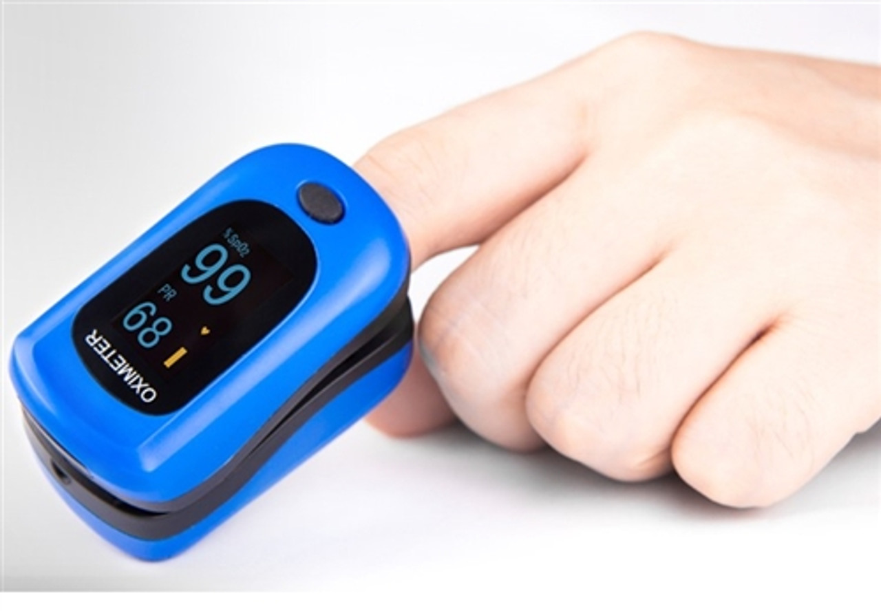 OLED Fingertip Pulse Oximeter with Case