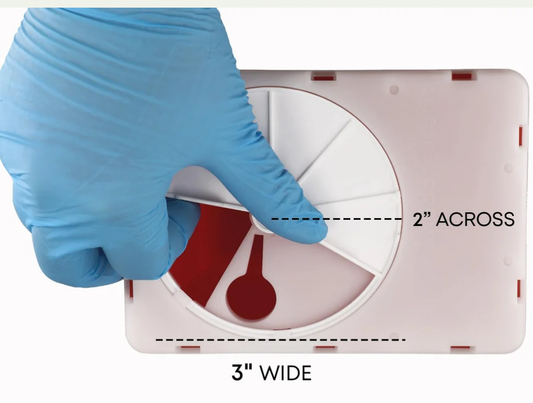 2.2qt Sharps Container with Rotor Lid - Each