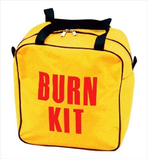 Burn Kit Bag with Zipper Closure - Orange - Medical Warehouse
