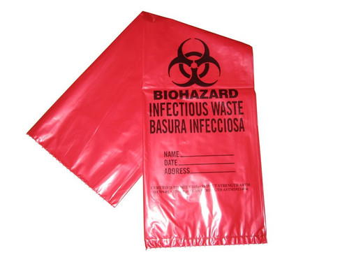 Red HDPE LDPE Disposable Bio Medical Waste Bags Biohazard Bags for Hospital  - China Waste Bag and Medical Waste Bag price | Made-in-China.com