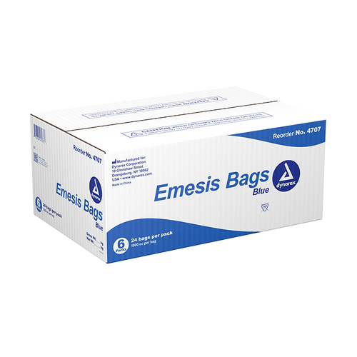 Emesis Bag Box of 6 Packs
