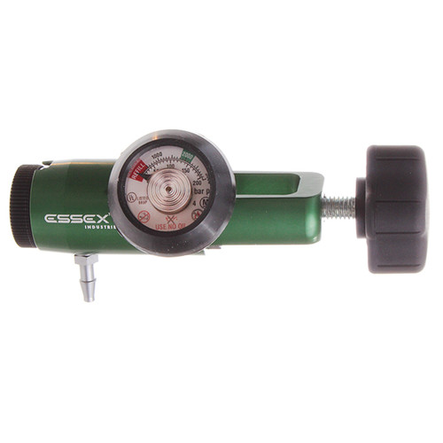 Compact Brass-Core Oxygen Regulator 0-25 Lpm - USA Made Compact Brass-Core Oxygen Regulator 0-25 Lpm - USA Made