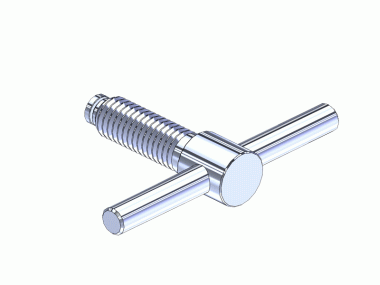 "T" Handle - Coarse Thread - USA