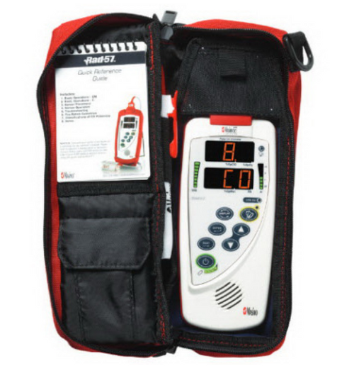 RAD57 CO Monitor and Pulse Oximeter with Case by Masimo
