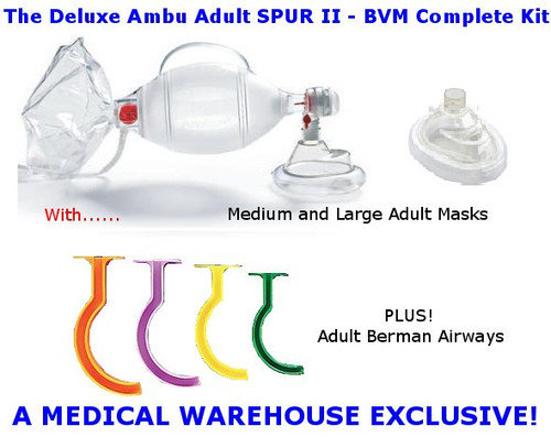 Spur II Adult Bag-Valve-Mask by Ambu®