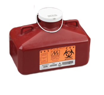 4.8 Quart Sharps Container #184R by Medegen - Medical Warehouse