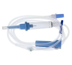 Needleless 60 Drop IV Set with Luer-Activated Clearlink Port by