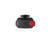 Close-up of the bottom of Motorola Talkabout T210 two-way radio highlighting headphone jack port.