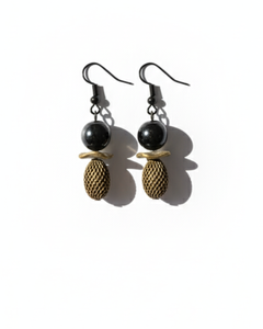 Photo of vintage wrap earrings handmade by Jiana Deon