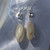 Elegant white jade drop earrings for everyday or formal wear