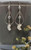 Timeless white and silver dangle earrings for women