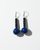 XXI Lapis Dusk earrings with deep blue sphere
