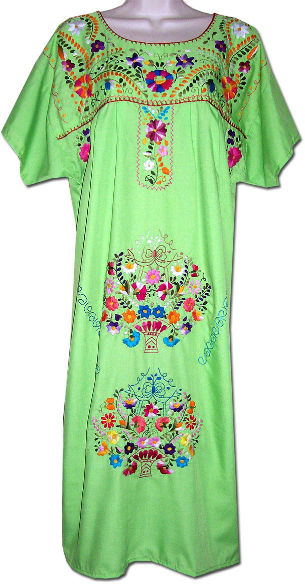 Ivory Mexican Women's Lace Dress L My Mercado Mexican Imports