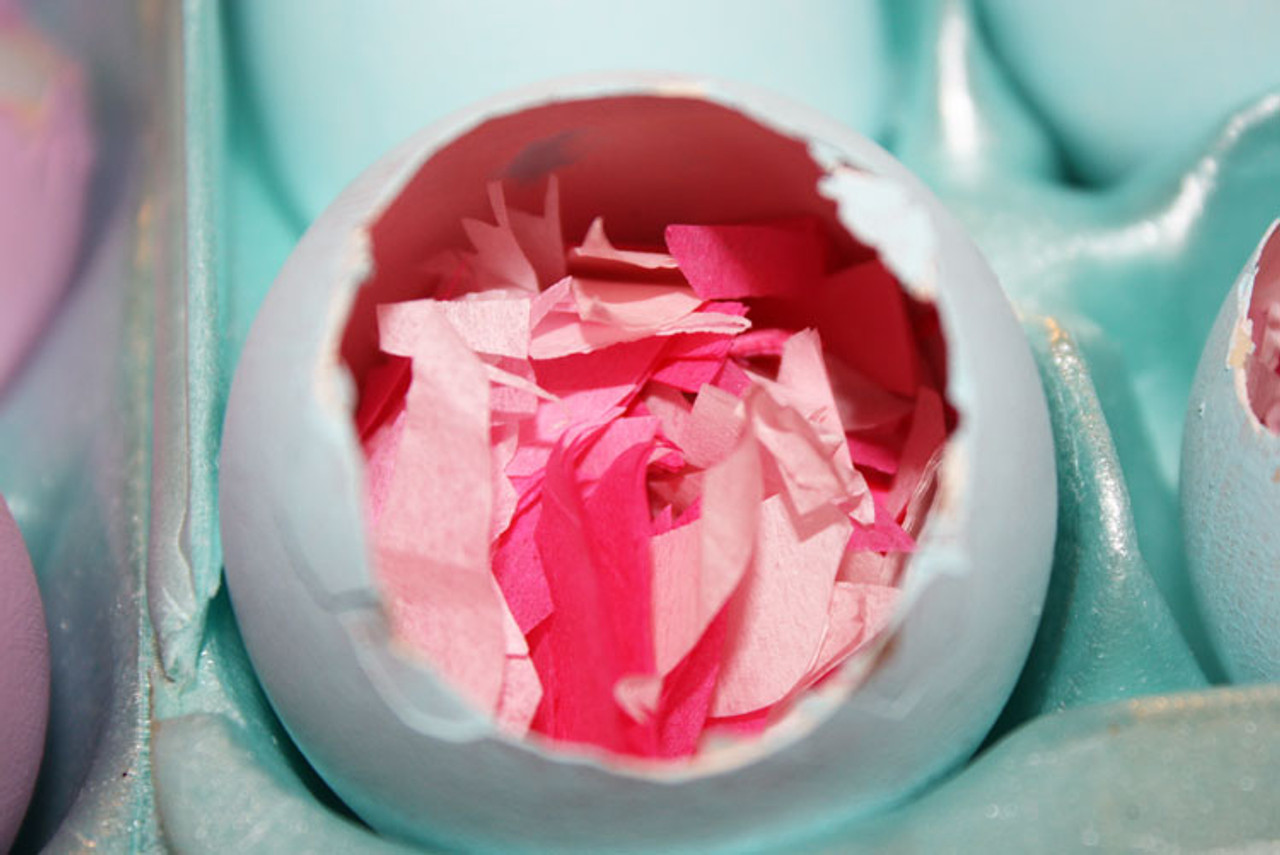 Gender reveal Mexican confetti eggs Pink and Blue My Mercado