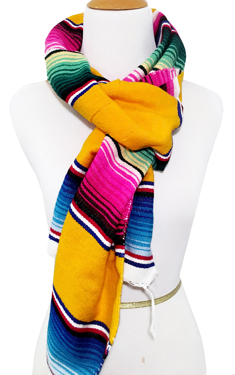 Mexican serape scarf Clearance