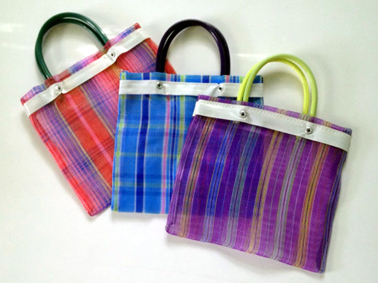 Large Mexican Handwoven, Market Bags, Mexican Basket, Mexican Plastic Totes  Bag , Beach Bag Boho Recycled Bags Unique Colorful Bag - Etsy