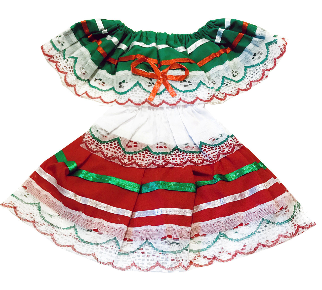 Baby Girl Mexican Fiesta Dress Newborn Size XS My Mercado Mexican