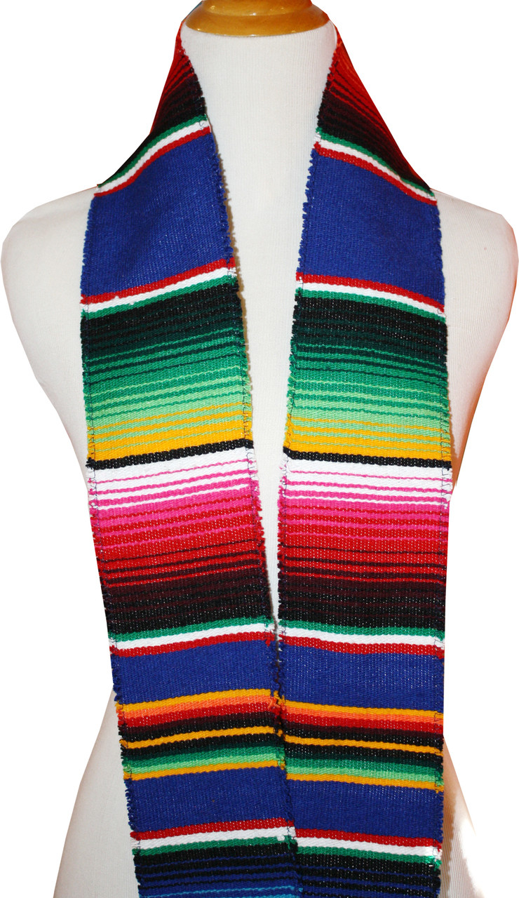 Mexican hot sale serape scarf